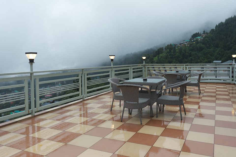 B.R. Resort building exterior in Dharamkot